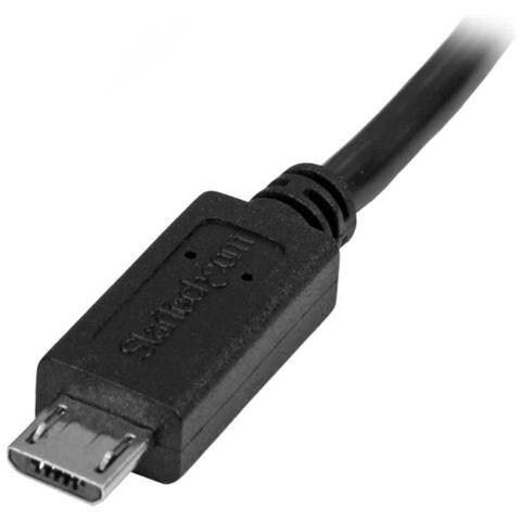 Cavo prolunga Micro USB maschio a femmina - Cavo di estensione micro-USB di 50cm - Nero - Foto 3