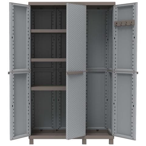 Armadio C-Rattan 102a 3 ante e 3 ripiani L102 x P39 x H170 - Foto 5