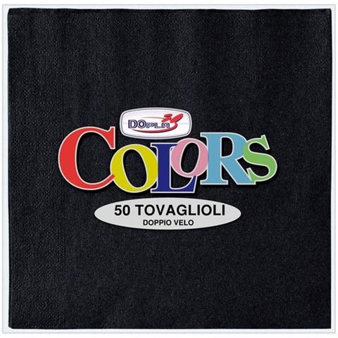 Confezione 50 Tovaglioli 33x33 Nero Tavola - Foto 2