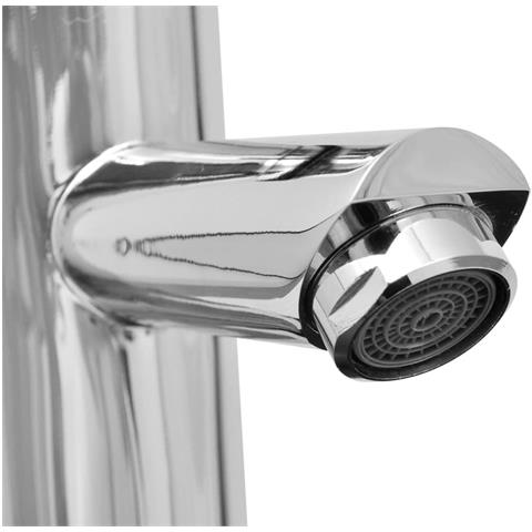 Set Mobili da Bagno 4 pz con Lavabo e Rubinetto Beige - Foto 10