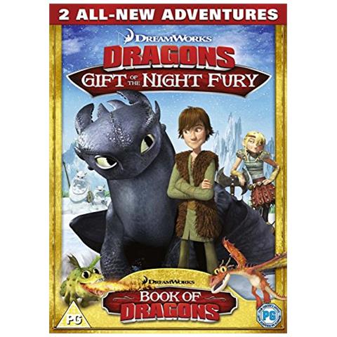 Dreamworks Dragons: Gift Of The Night Fury - Two All New Adventures Dvd - Foto 1