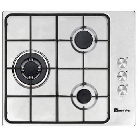 Piano Cottura MG 3630 a Gas 3 Fuochi Gas Colore Acciaio Inox - Foto 1