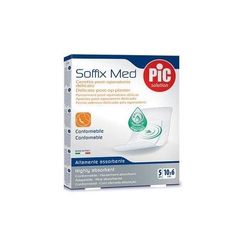 Pic Soffix Med Cerotto Post-operatorio Delicato - 5 Cerotti 10 X 6 Cm - Foto 2