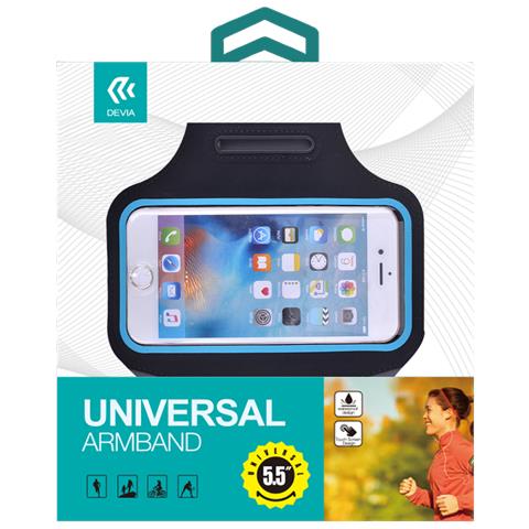 Isport Fascia Supporto Smartphone Max 4.7'' Waterproof Nera - Foto 1