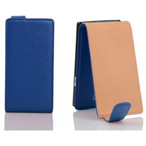 Custodia Compatibile Con Lg Nexus 5 In Blu Reale - Coperchio Protettivo In Design Flip Realizzato In Similpelle Testurizzata - Foto 6