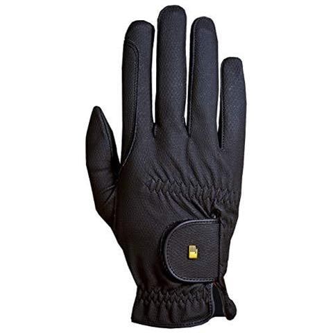 Roeck-grip Guanti Da Equitazione Nero - Facile Stretch Traspirante - Unisex - Foto 1