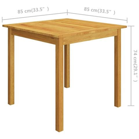 Set Mobili da Pranzo per Giardino 5 pz Grigio - Foto 2