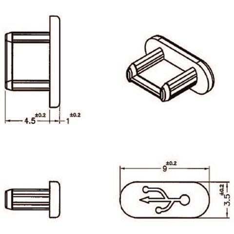 64007 Nero 10pezzo (i) copripresa elettrica - Foto 2