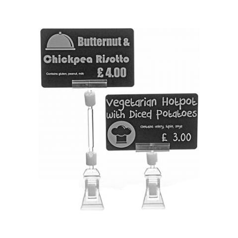AC000007 Price Ticket Clamps (porta etichette - Foto 1