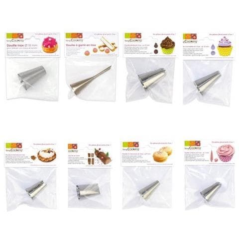 Kit 8 Bocchette Pasticcheria - Acciaio Inox - Foto 1