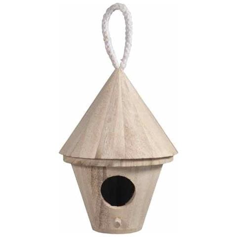 Scatola Di Legno Rotonda Per Nidi 16 Cm - Foto 1