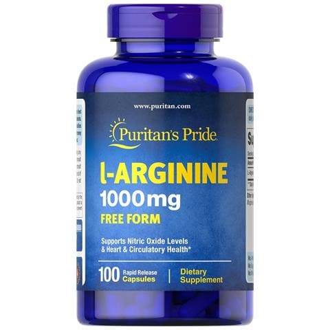 L-arginina 1000 Mg Forma Libera 100 Capsule Puritans Pride - Foto 1