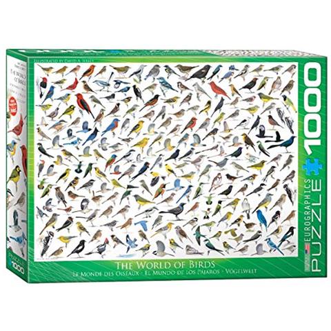Puzzle Eurographics Il Mondo Degli Uccelli (1000 Pezzi) - Foto 1