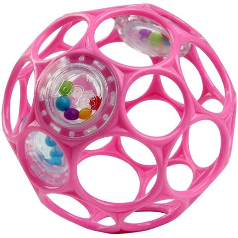 Oball Rattle Giocattolo Facile Da Afferrare - Rosa, Eta Neonato - 1 Conteggio (confezione Da 1) - Foto 1