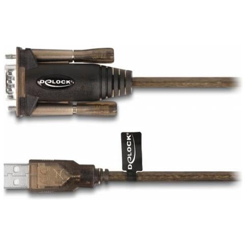 62646 Cavo Seriale Nero 1,5 M Usb Tipo A Db-9 - Foto 2