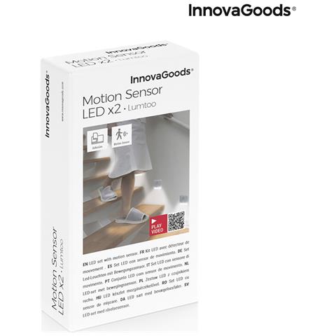 Luce Led Con Sensore Di Movimento Lumtoo Innovagoods 2 Unità - Foto 2