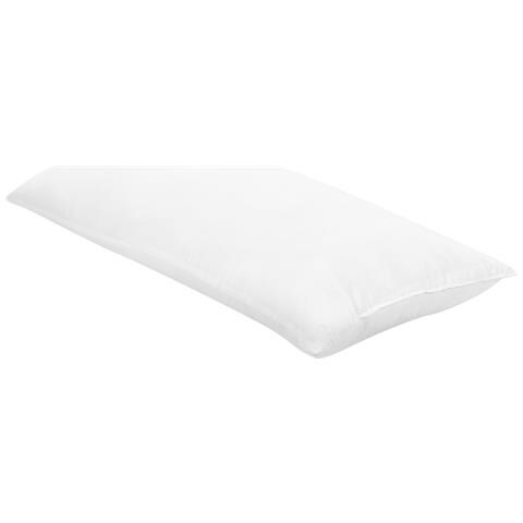 Set Di 2 Guanciali Microfibra Bianco Basso 40 X 80 Cm Errigal - Foto 6