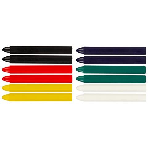 Gesso Tecnico Per Tracciare, Colori Vari, 12 Pezzi - Foto 1