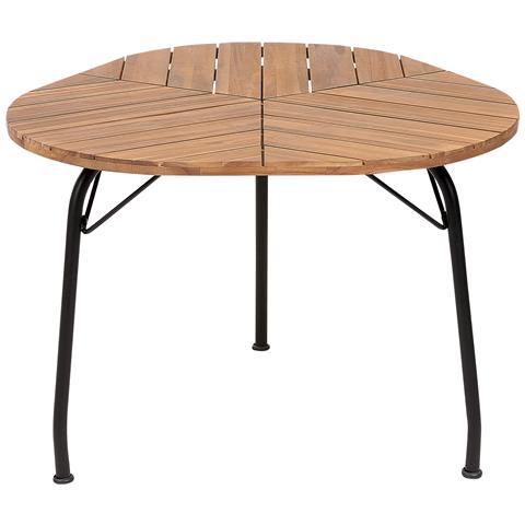 Tavolo Da Pranzo Da Giardino Varenna 106 Cm 103 Cm Legno D \'acacia Marrone - Foto 2