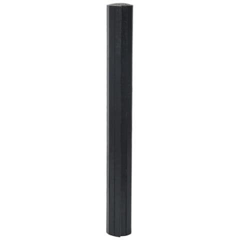 Tappeto Rettangolare Nero 70x300 Cm In Bambù - Foto 3