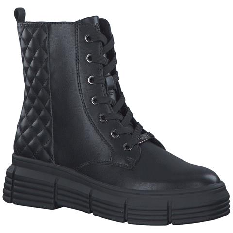 Black Casual Closed Booties Stivaletti Sintetico E Tessile Scarpe Donna Nero Eu 39, 5-25202-41 001 - Foto 1