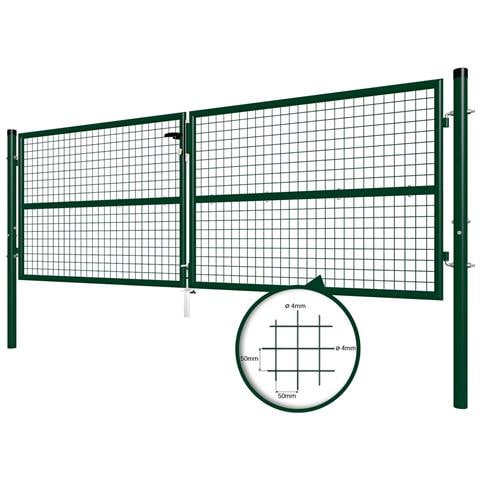 Cancello In Rete Olga 3m H.100cm + Cancello Olga 1m H.100cm Verde - Foto 2