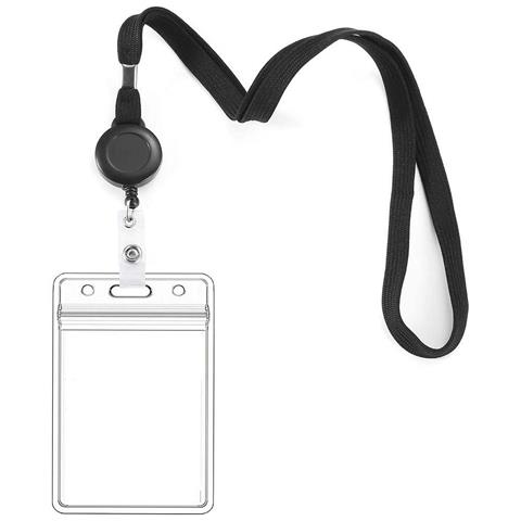 Set Di 2 Porta Badge Trasparenti Con Laccetto - Foto 1