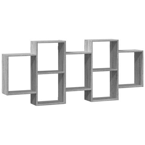 Mensola A Muro Grigio Sonoma 159x18x65 Cm In Truciolato - Foto 2