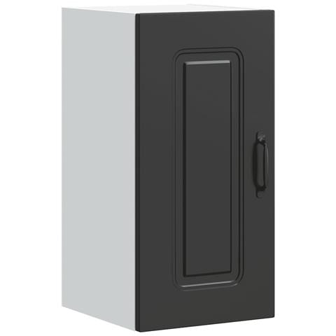 Pensile Da Cucina Kalmar Nero In Legno Multistrato - Foto 2