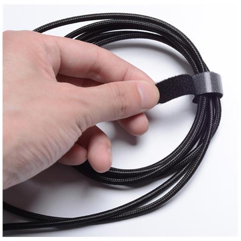 KAABJ fascetta Fascetta con gancio e anello Nylon Nero 1 pz - Foto 2