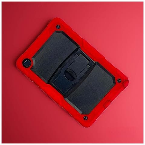 Custodia Protettiva Con Supporto Per Samsung Galaxy Tab A7 T500 - Rossa E Resistente - Foto 4