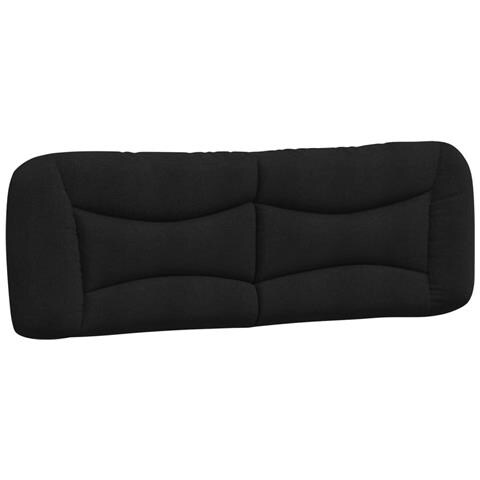 Lusso Casadino -  Cuscino Testiera Hvar Nero 160 Cm In Tessuto - Foto 1