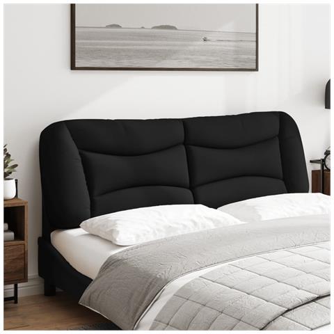 Lusso Casadino -  Cuscino Testiera Hvar Nero 160 Cm In Tessuto - Foto 2