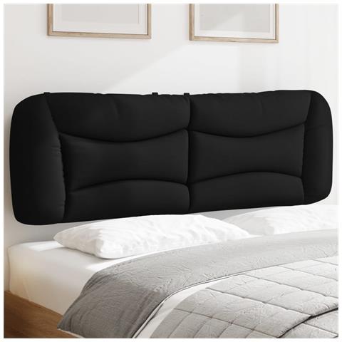 Lusso Casadino -  Cuscino Testiera Hvar Nero 160 Cm In Tessuto - Foto 8