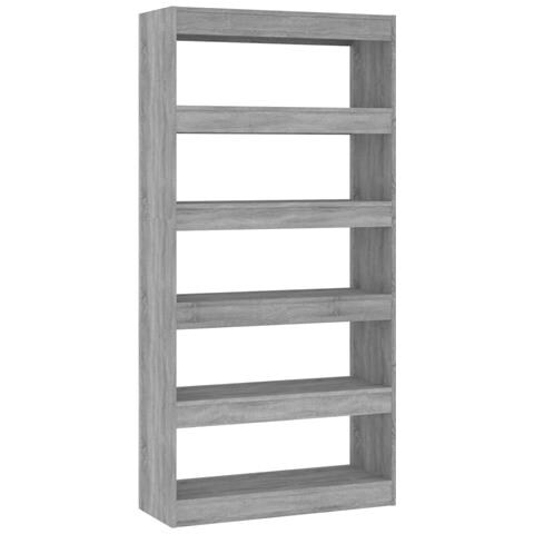 Lusso Casadino -  Libreria/divisorio Grigio Sonoma 80x30x166 Cm In Truciolato - Foto 1