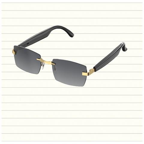 Occhiali Bluetooth Intelligenti Hy-1006 - Esperienza Audio E Visiva Gold - Foto 4