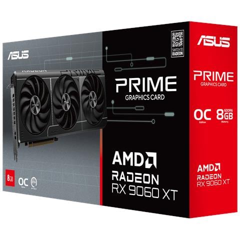 Prime Radeon RX 9060 XT O8G 8GB GDDR6 PCI Express 5.0 - Foto 1