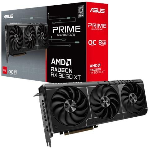 Prime Radeon RX 9060 XT O8G 8GB GDDR6 PCI Express 5.0 - Foto 2