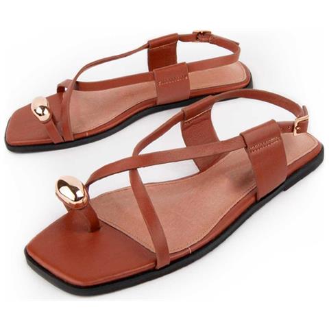 Sandalo Basso Mirea6 Marrone. - Foto 1