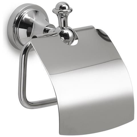 Portarotolo Coperto Da Muro In Acciaio Inox E Cromall Nv25 Serie Nevis - Foto 1