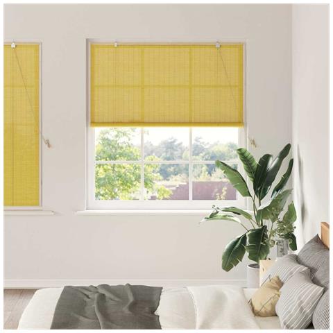Tende e Tapparelle per Finestre con tende Giallo Bambù - Foto 2
