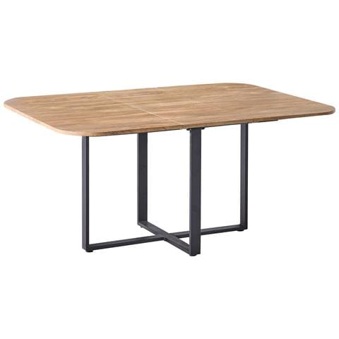Tavolo Da Pranzo Estensibile Cooper Marrone 120/160 Cm 120 Cm - Foto 2
