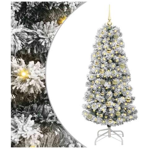 Albero di Natale Artificiale con Rami Pieghevoli 150 cm - Foto 1