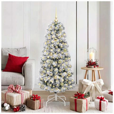 Albero di Natale Artificiale con Rami Pieghevoli 150 cm - Foto 2