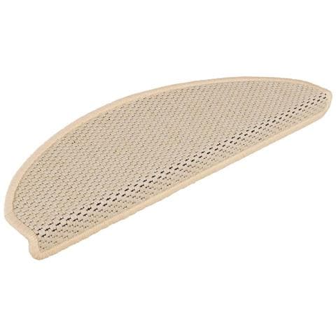 Tappeti Autoadesivi Scale Aspetto Sisal 30pz 65x21x4 cm Berbero - Foto 2