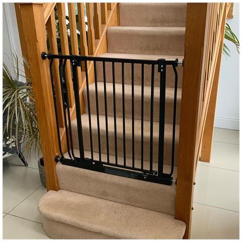 Safetots Cancelletto Di Sicurezza Elite, 207cm - 216cm, Nero Opaco - Foto 2