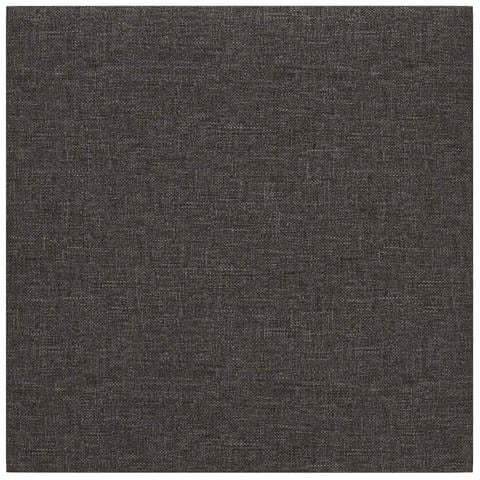 Testiera da Parete 12 pcs Grigio scuro 30 x 30 cm Tessuto - Foto 1