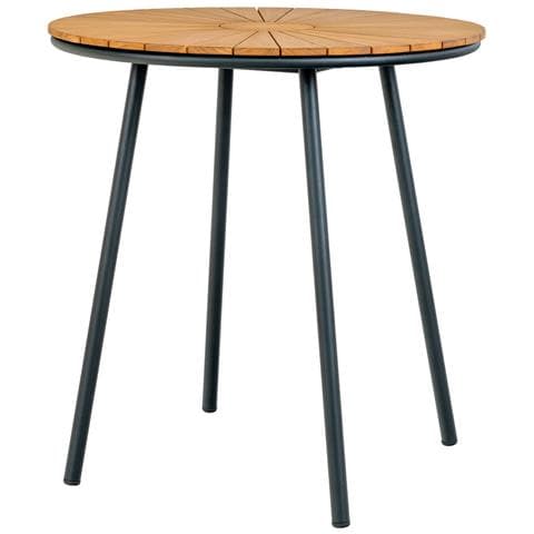 Tavolino Cleveland-marrone-legno-70x70x74 Cm - Foto 1