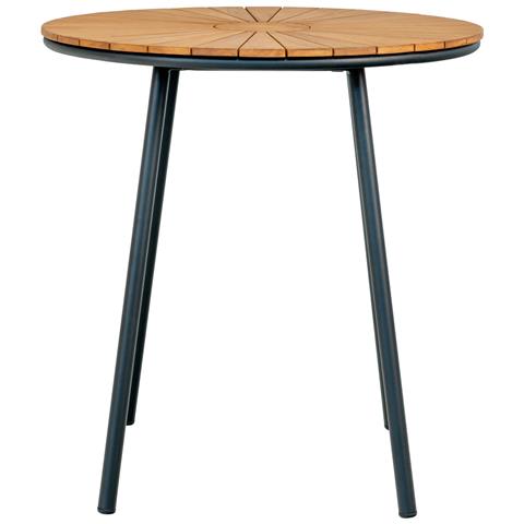 Tavolino Cleveland-marrone-legno-70x70x74 Cm - Foto 2