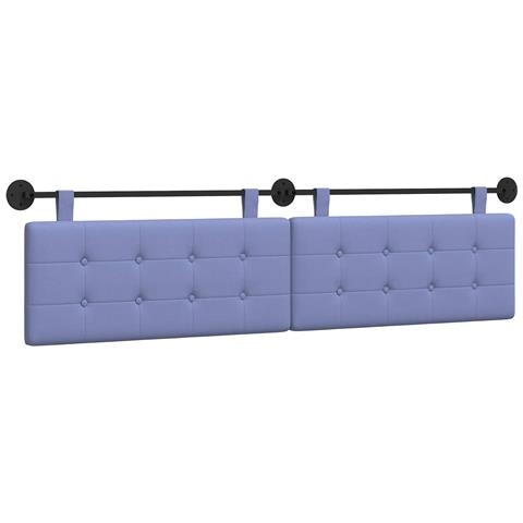 Testata appesa Blu jeans 210 x 55 x 5 cm Tessuto - Foto 1